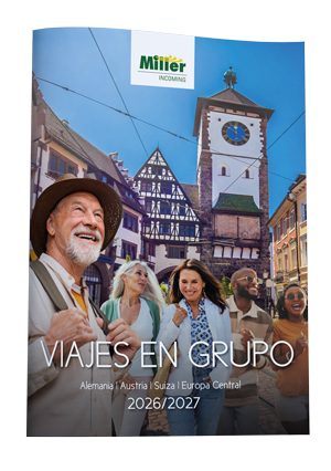 Cover of catalog group trips (Spanish) 2025/2026: Germany, Austria Switzerland
